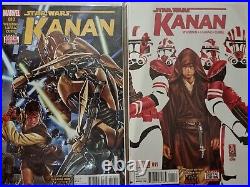 Marvel, Star Wars, Kanan, The Last Padawan, Issue 001 variant + 001-012, boarded