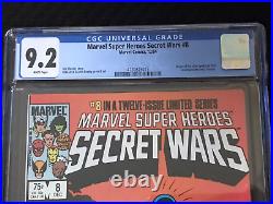 Marvel Super Heroes Secret Wars #8 CGC 9.2 1st Spider-man Black Suit / VENOM