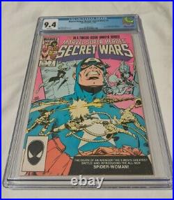 Marvel Superheroes Secret Wars 7 Cgc 9.4 White Pages. Marvel Comics New Movie
