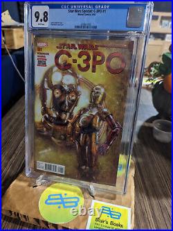 Marvel's STAR WARS SPECIAL C-3PO #1 CGC-Graded 9.8 2016 Origin of his red arm
