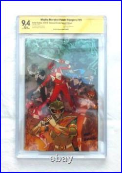 Mighty Morphin Power Rangers #25 Variant CBCS 9.4 (Not CGC) Signed Marc Laming