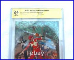 Mighty Morphin Power Rangers #25 Variant CBCS 9.4 (Not CGC) Signed Marc Laming