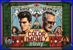 Mike Gambrel Color Of Money Screen Print Alt Movie Poster Cruise Newman LE