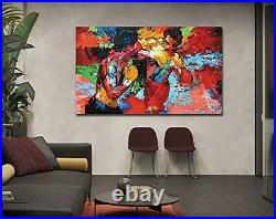 Modern Movie Poster Boxing Sports Colorful Canvas Hd Print Wall Art Dining Room
