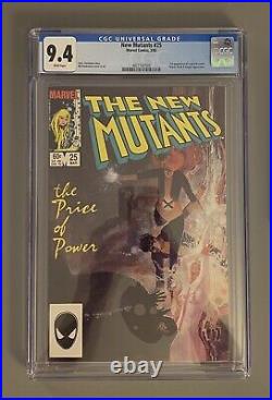 New Mutants #25 KEY 1st cameo Appearance Legion (Marvel 1985) CGC 9.4 Key Issue