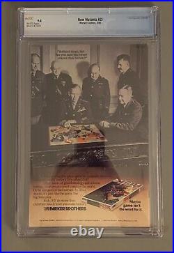 New Mutants #25 KEY 1st cameo Appearance Legion (Marvel 1985) CGC 9.4 Key Issue