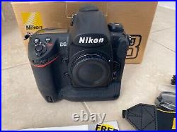 Nikon D3 Body only 12.1MP Digital SLR Camera 1334 shutter count