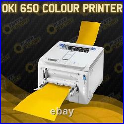 OKI C650 Composite Number Plate Printer COLOUR prints on REFLECTIVE and FILM new