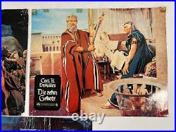 Original Cecil B. DeMille's The Ten Commandments Movie Color Prints Rare Heston