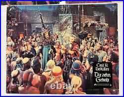 Original Cecil B. DeMille's The Ten Commandments Movie Color Prints Rare Heston