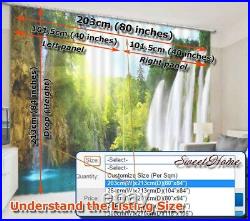 Page Like Color Films 3D Curtains Blockout Photo Printing Curtains Drape Fabric