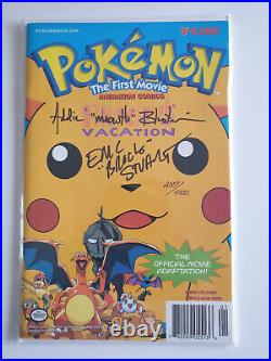 Pokemon The First Movie Pikachu's Vacation Signed and Authenticated