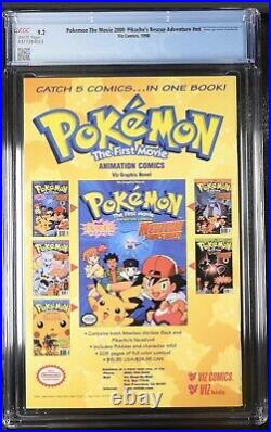 Pokemon The Movie Pikachu's Rescue Adventure #1 CGC 9.2 1998 Viz 1st Print
