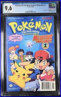 Pokemon the First Movie Mewtwo Strikes Back #1 CGC 9.6 1998 Viz Nintendo 1st Per