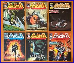 Punisher #1 to 21 (no 19) with FREE GIFTS (Marvel UK 1989) 20 x comic magazines