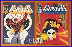 Punisher #1 to 21 (no 19) with FREE GIFTS (Marvel UK 1989) 20 x comic magazines