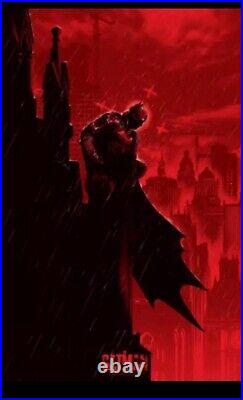 Raid71 The Batman 24x36 Acrylic Print 4MM Panel Edition Of Only 30 Ultra Rare