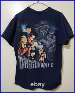 Rare Tag! 1998 Broly Dragon Ball Z Goku Z Fighters Vintage T-Shirt M / L 21x28