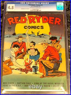 Red Ryder #6 1941- Golden Age Western- Fred Harmon