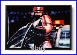 Robocop Film CANVAS FLOATER FRAME Wall Art Print Picture