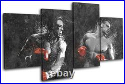 Rocky Balboa Famous Grunge Film Sports MULTI CANVAS WALL ART Picture Print