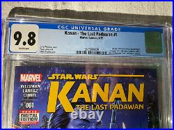 STAR WARS KANAN THE LAST PADAWAN #1 CGC 9.8 1st First Print