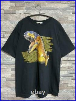 SUNTASK Big print T-shirt Jurassic Park Size M Color black 1992 vintage Cotton