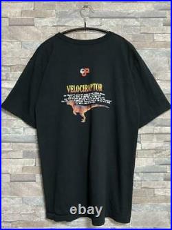 SUNTASK Big print T-shirt Jurassic Park Size M Color black 1992 vintage Cotton