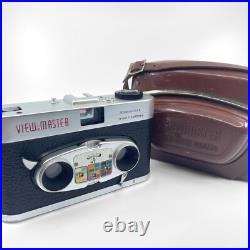 Sawyers ViewMaster Mark II Color Film Stereo Camera withLeather Case VGC Sawyers ViewMaster Mark II Color Film Stereo Camera withLeather Case VGC