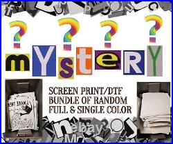 Screen Print Transfer DTF Random Mystery Bundles 200 For $200 full single color Screen Print Transfer DTF Random Mystery Bundles 200 For $200 full single color