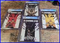 Shang-Chi #1 & #2cgc 9.8 Campbell Variant cover & Su Variant Covers (4 total)