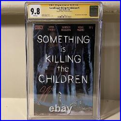 Something Is Killing Children 1 First Print Signed CGC 9.8 Immaculate Case