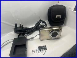 Sony Cyber-shot DSC-W270 12.1MP Digital Camera Goldish Colour With1GB