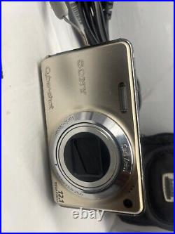 Sony Cyber-shot DSC-W270 12.1MP Digital Camera Goldish Colour With1GB