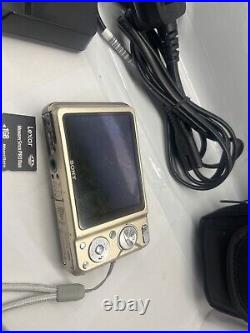 Sony Cyber-shot DSC-W270 12.1MP Digital Camera Goldish Colour With1GB