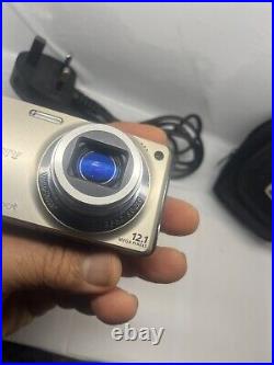 Sony Cyber-shot DSC-W270 12.1MP Digital Camera Goldish Colour With1GB