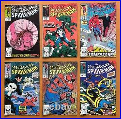 Spectacular Spider-man #134 to 150 (no 144) (Marvel 1988) 16 x comics