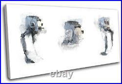 Star Wars AT-ST Movie Greats SINGLE CANVAS WALL ART Picture Print