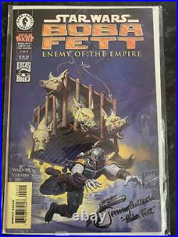 Star Wars Boba Fett Enemy of the Empire #2 SIGNED BY JEREMY BULLOCK WITH COA