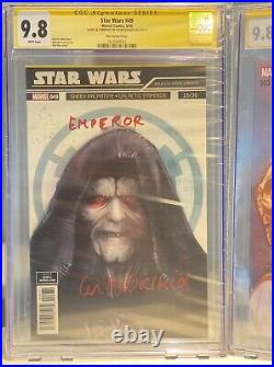 Star Wars Comics CGC Signed Harrison Ford, Mark Hamill, Carrie Fisher & More