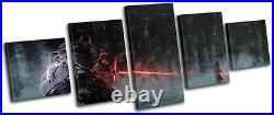 Star Wars Force Awakens Movie Greats MULTI CANVAS WALL ART Picture Print