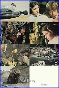 Star Wars Mark Hamill / Carrie Fisher Seven Original American Movie Stills