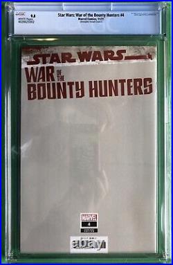 Star Wars War O/T Bounty Hunters #4 JTC Boba Fett Negative CGC 9.8 1st Print