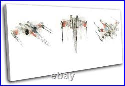 Star Wars X-Wing Movie Greats SINGLE CANVAS WALL ART Picture Print