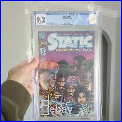 Static #40 (1996, DC Milestone) CGC 9.2, Low Print Run, Movie Coming Soon