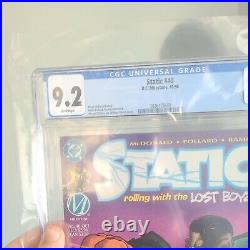 Static #40 (1996, DC Milestone) CGC 9.2, Low Print Run, Movie Coming Soon