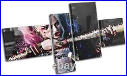 Suicide Squad Harley Quinn Movie Greats MULTI CANVAS WALL ART Picture Print