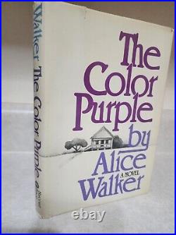 THE COLOR PURPLE Alice Walker SIGNED 1st Edition Early Print PULITZER Movie 1982