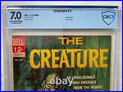 THE CREATURE FROM BLACK LAGOON #1 CBCS 7.0 1st Printing 1963 Dell Movie Classic