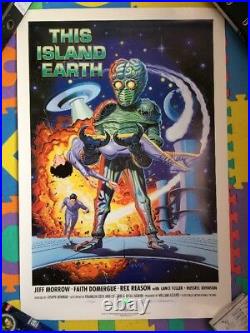 THIS ISLAND EARTH 1 SHT POSTER Mitch O'Connell SIGNED LIMITED 500 NOT MONDO